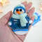 Snowman christmas tree toys fused glass suncatcher