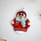 Snowman christmas tree toys fused glass suncatcher