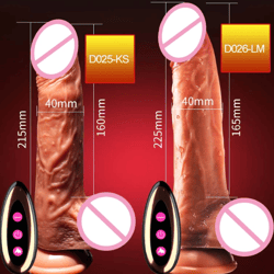 big dildo vibrator realistic penis on suction cup, dick