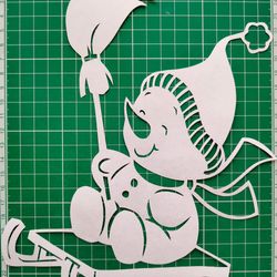 windows decoration for christmas, christmas window stencil