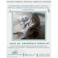 The best powerful spiritual herbalist native doctor in Nigeria