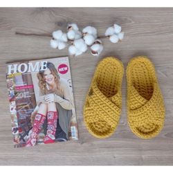 crochet slippers, women house shoes, house slippers, cozy slippers with a massage effect, christmas gift