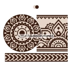 PATTERN: Tapestry crochet bag / Mehndi - 2
