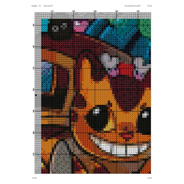 My Neighbor Totoro Cross Stitch Pattern / Totoro Cross Stitc - Inspire ...