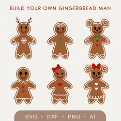 Gingerbread men svg, Funny Christmas svg