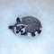 Animal brooch Raccoon pin Felt animal (2).JPG