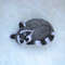Animal brooch Raccoon pin Felt animal (3).JPG