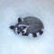 Animal brooch Raccoon pin Felt animal.JPG