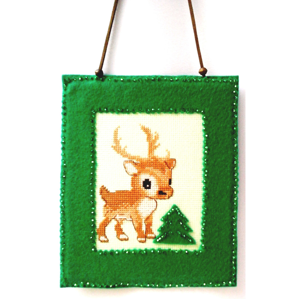 Christmas Deer Baby deer gift Baby deer decor Christmas baby decor Deer nursery  Christmas girls decor.jpg