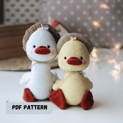 Amigurumi pattern duck and goose crochet bird PDF
