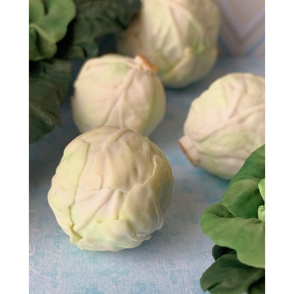 Miniature cabbage. TUTORIAL polymer clay. Miniature food. Mi - Inspire ...
