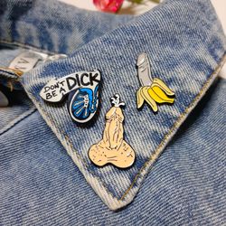 Pin for jeans.Penis icons.Penis Pin for Backpack