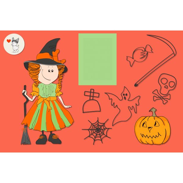 GIRL IN THE COSTUME OF THE WITCH FOR HALLOWEEN cover.jpg