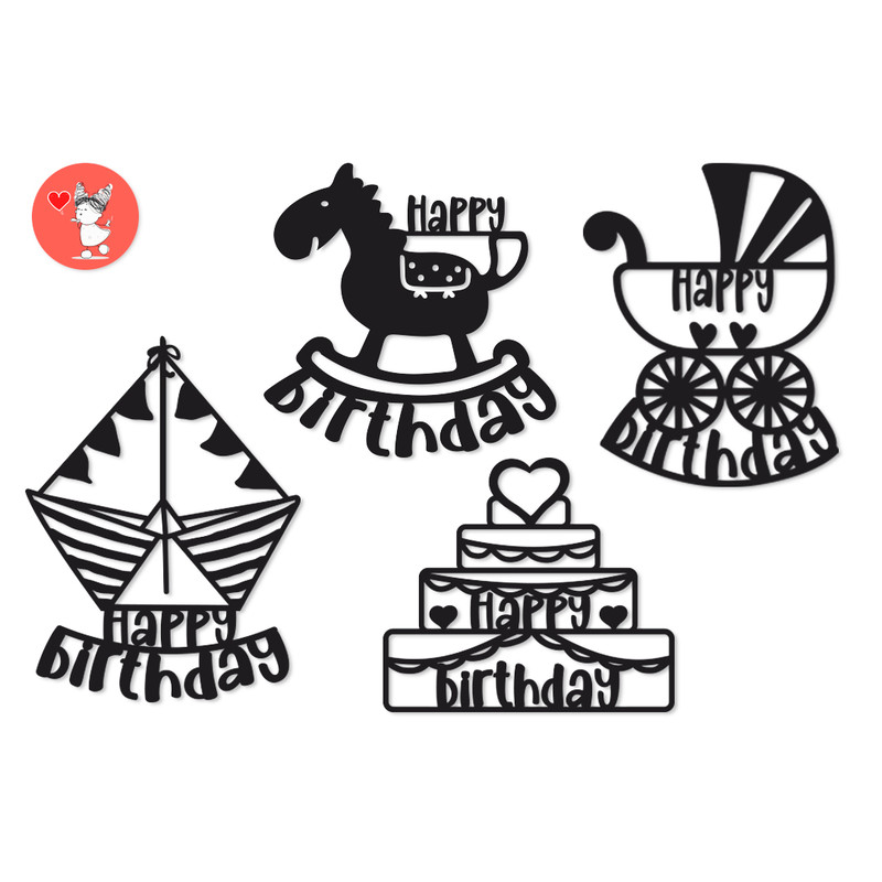 Cake topper. Happy birthday SVG cover 2.jpg