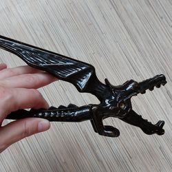 Old Soviet nutcracker Dragon, metal nutcracker, flying dragon