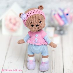 Amigurumi Toy Pattern Bear Toffee, Bear Crochet Toy Pattern, Amigurumi Toys Pattern, Crochet Pattern English