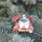 basset hound Christmas ornament