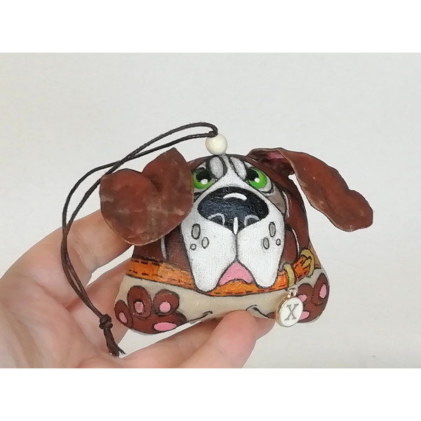 basset hound ornament