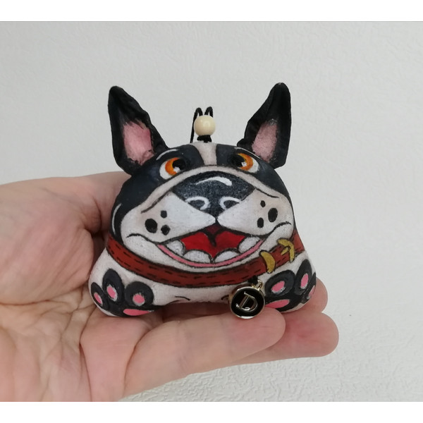 personalized French bulldog ornament