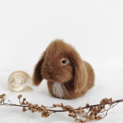 needle felted bunny rabbit ore hare/needle felted animals