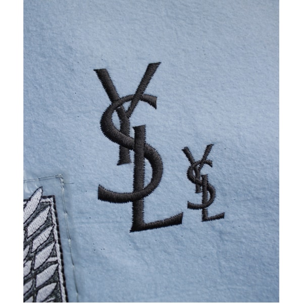 Ysl Monogram Pattern YSL Embroidery Design, fashion logo designs, yves saint - Inspire Uplift