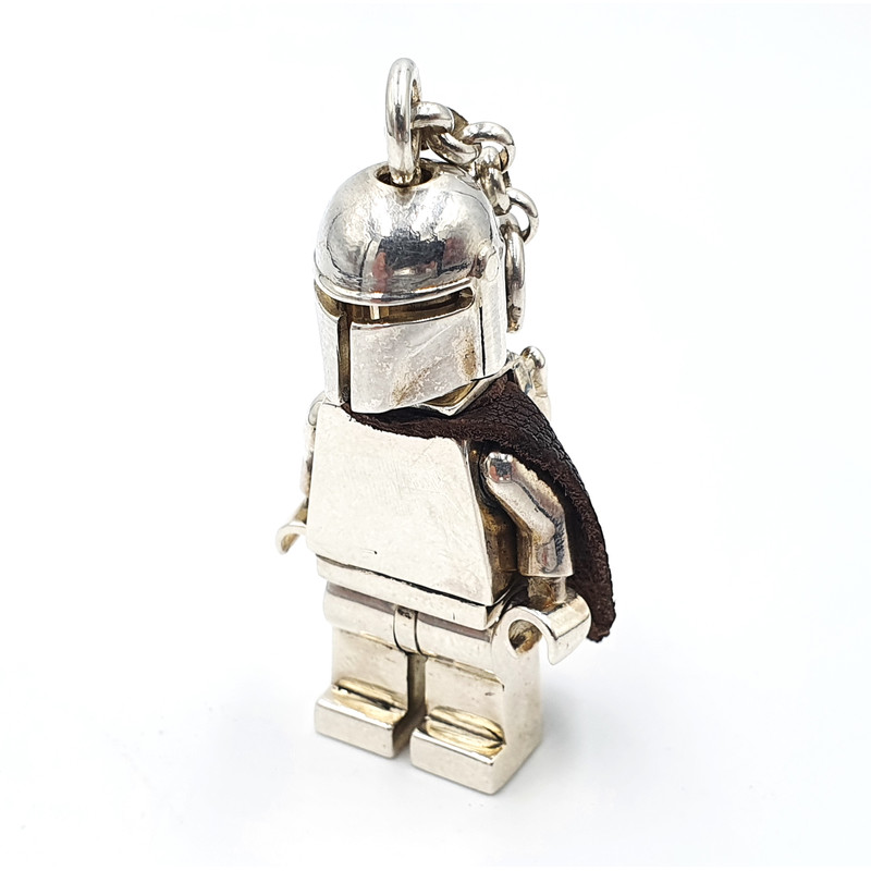 1 Lego Mandalorian Boba Fett CUSTOM MiniFigure Breloque Solid Sterling Silver.jpg