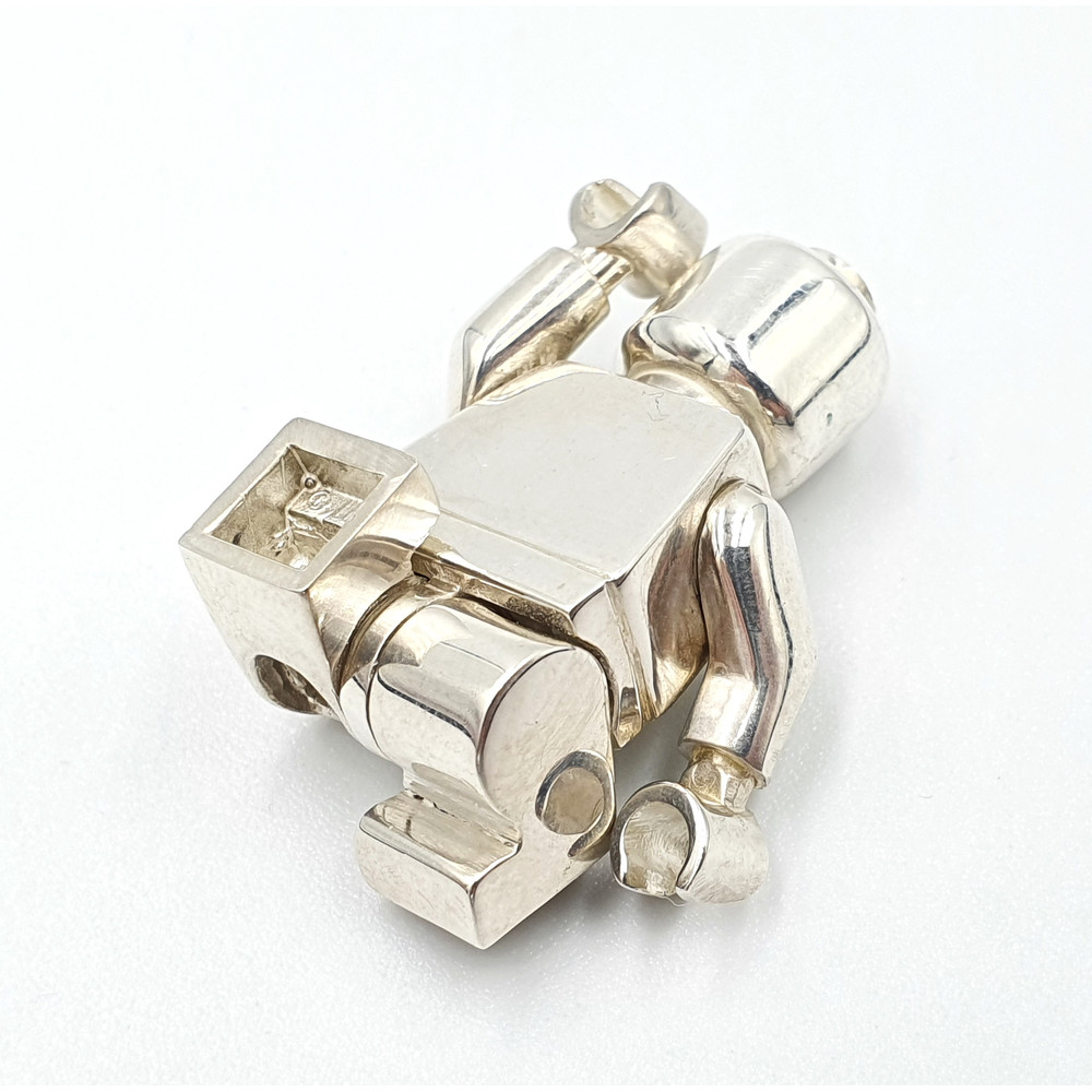 8 Lego CUSTOM Micro Miniman MiniFigure Solid Sterling Silver.jpg