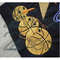 basketball snowman nba ball machine embroidery design patch