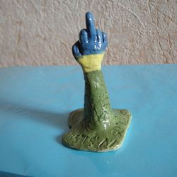 Ceramic Zmeinny island sign "Ru warship go f*** yourself" Glory to Ukraine!