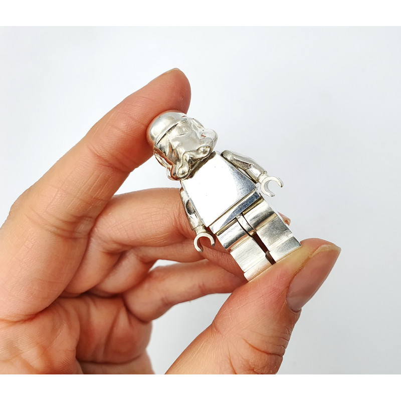 11 Lego Stormtrooper CUSTOM MiniFigure Solid Sterling Silver.jpg