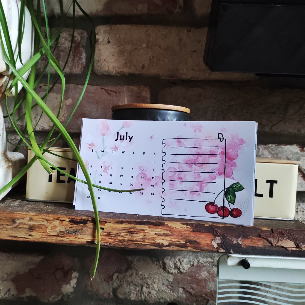 printing calendar 2023 Watercolor july calendar 2023