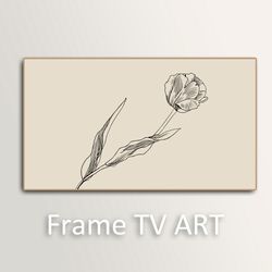 Samsung frame TV art, Frame TV download 4K, Botanical art for TV, Flowers Frame TV Art