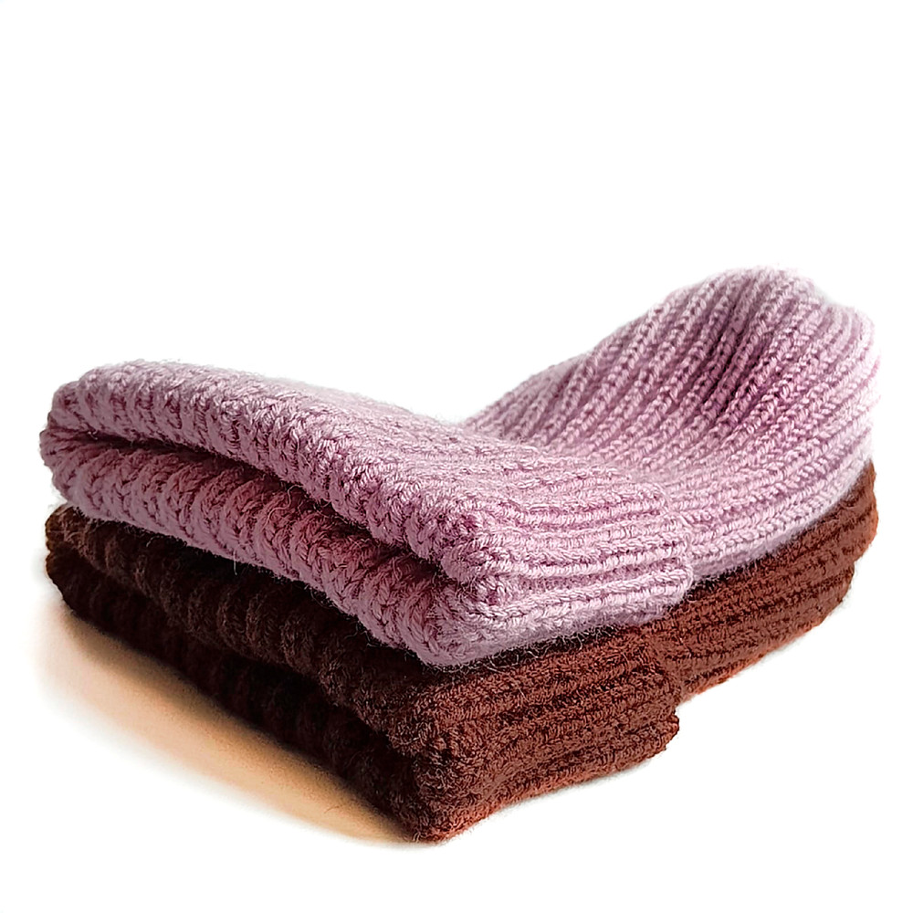 Handknitted dusty rose women hat beanie Beanie Christmas gifts Brown hat Valentine day gift Wool hat Wool women hats