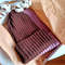 Handknitted dusty rose women hat beanie Beanie Christmas gifts Brown hat Valentine day gift Wool hat Wool women hats