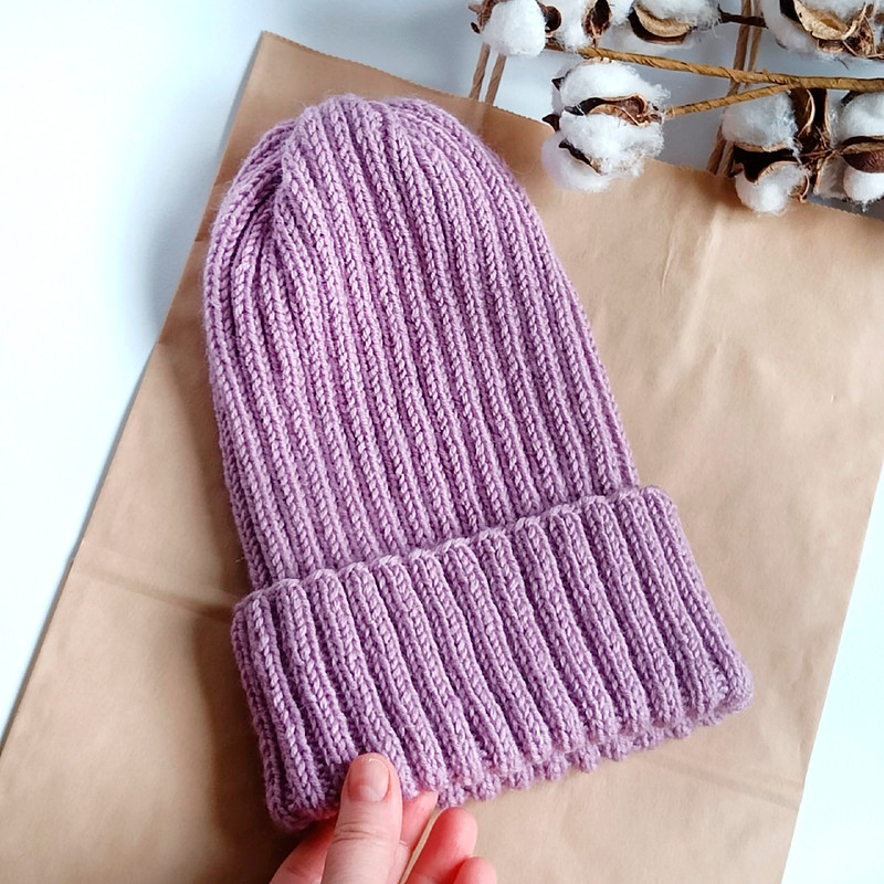 Handknitted dusty rose women hat beanie Beanie Christmas gifts Brown hat Valentine day gift Wool hat Wool women hats