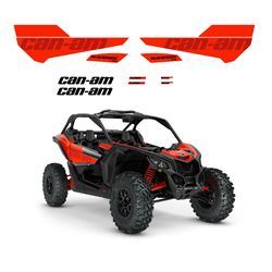 BRP CAN AM MAVERICK XDS XRS decal stickers kit