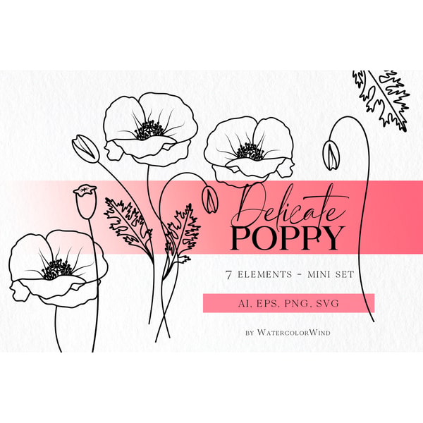 Poppy Birth Month Flower SVG Files August Birthday Flower Cl Inspire Poppy birth month flower svg files august birthday flower cl inspire