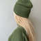 Green merino beanie hat for women 1.jpg