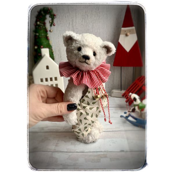 Teddy bear_with a Christmas_ball_gift_plush toy 6