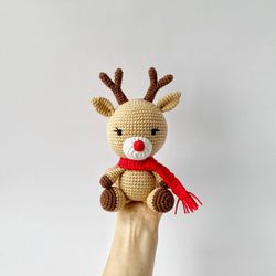 Crochet PATTERN reindeer Christmas, Amigurumi pattern, Crochet deer pattern