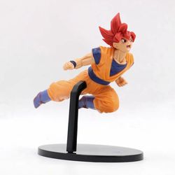 Super Super Saiyan God Goku Red Dragon Ball DragonBall Z 8'' Anime Toy In Box USA Stock