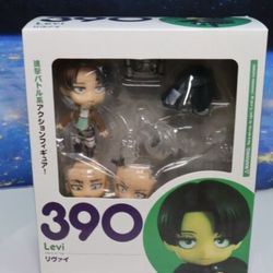 Levi Anime Attack On Titan Nendoroid 390 Action Figure Box USA Stock Toy Gift New