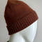 Womens brown merino beanine hat.jpg