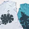 Set of compositions of silhouettes of flowers and branches T-shirts.jpg