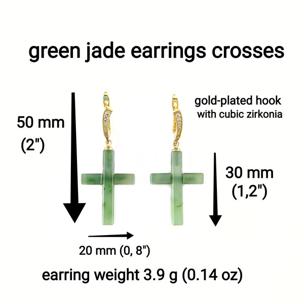 jade  cross earrings (2)