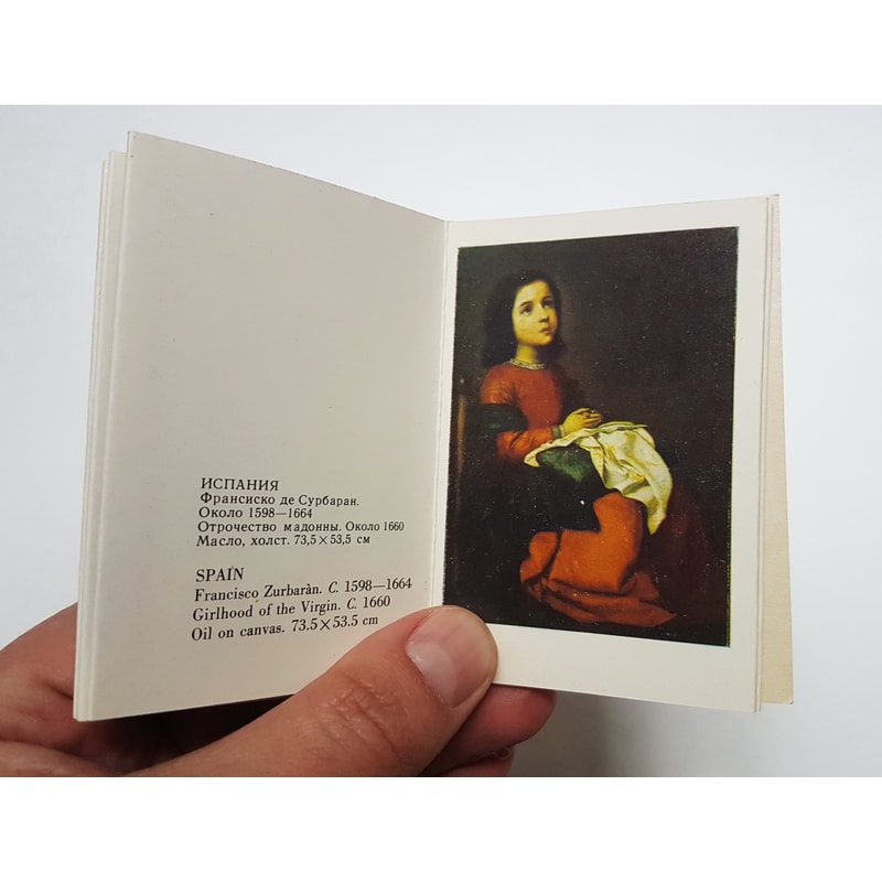 8 Vintage USSR souvenir mini books HERMITAGE 1973.jpg