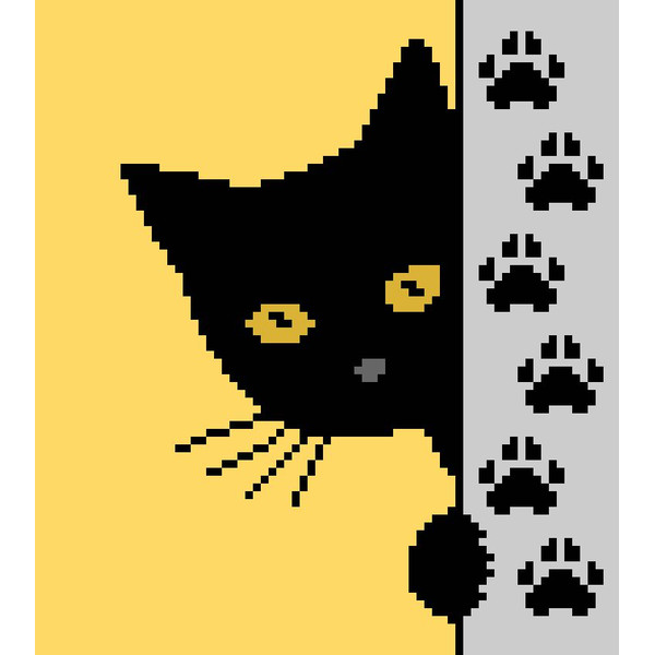 crochet-C2C-black-cat-blanket-4
