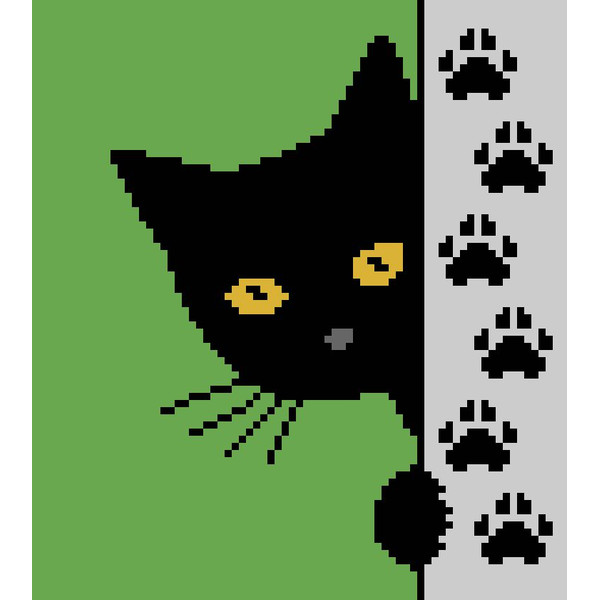 crochet-C2C-black-cat-blanket-5