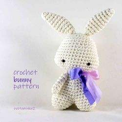 Crochet Bunny Pattern Amigurumi Bunny Crochet Rabbit Pattern Amigurumi Rabbit