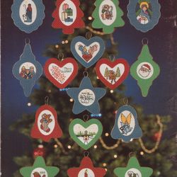 Vintage 28 Mini Christmas Ornaments 03 cross stitch pattern PDF Classic Holiday Designs Instant Download